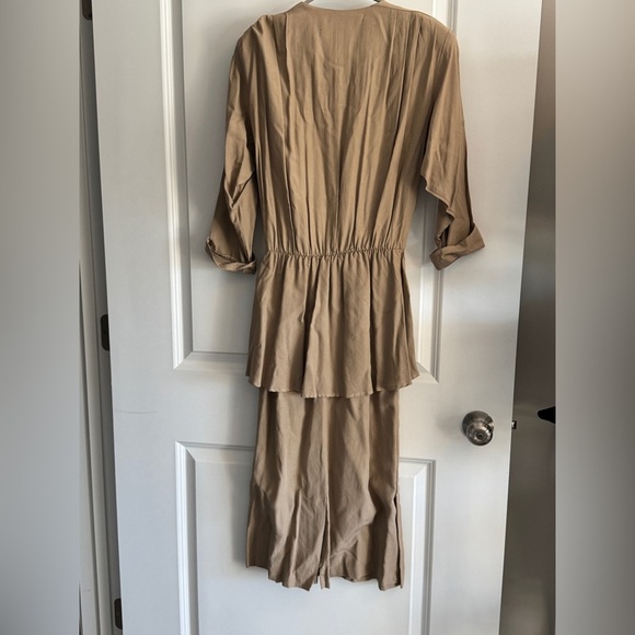 Vintage Stuart Alan Tan Women's Dress - Picture 6 of 10